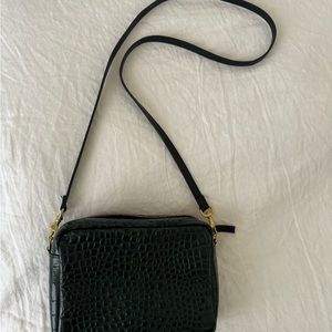 Clare V Green Alligator Bag